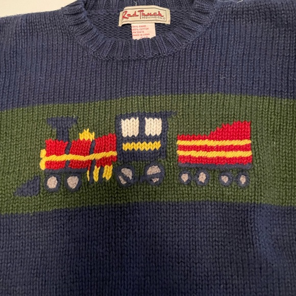Classic Knit Train Sweater - Picture 6 of 11